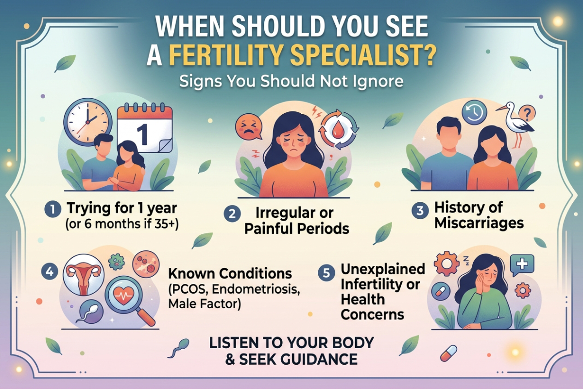 When Should You See a Fertility Specialist? Signs You Should Not Ignore