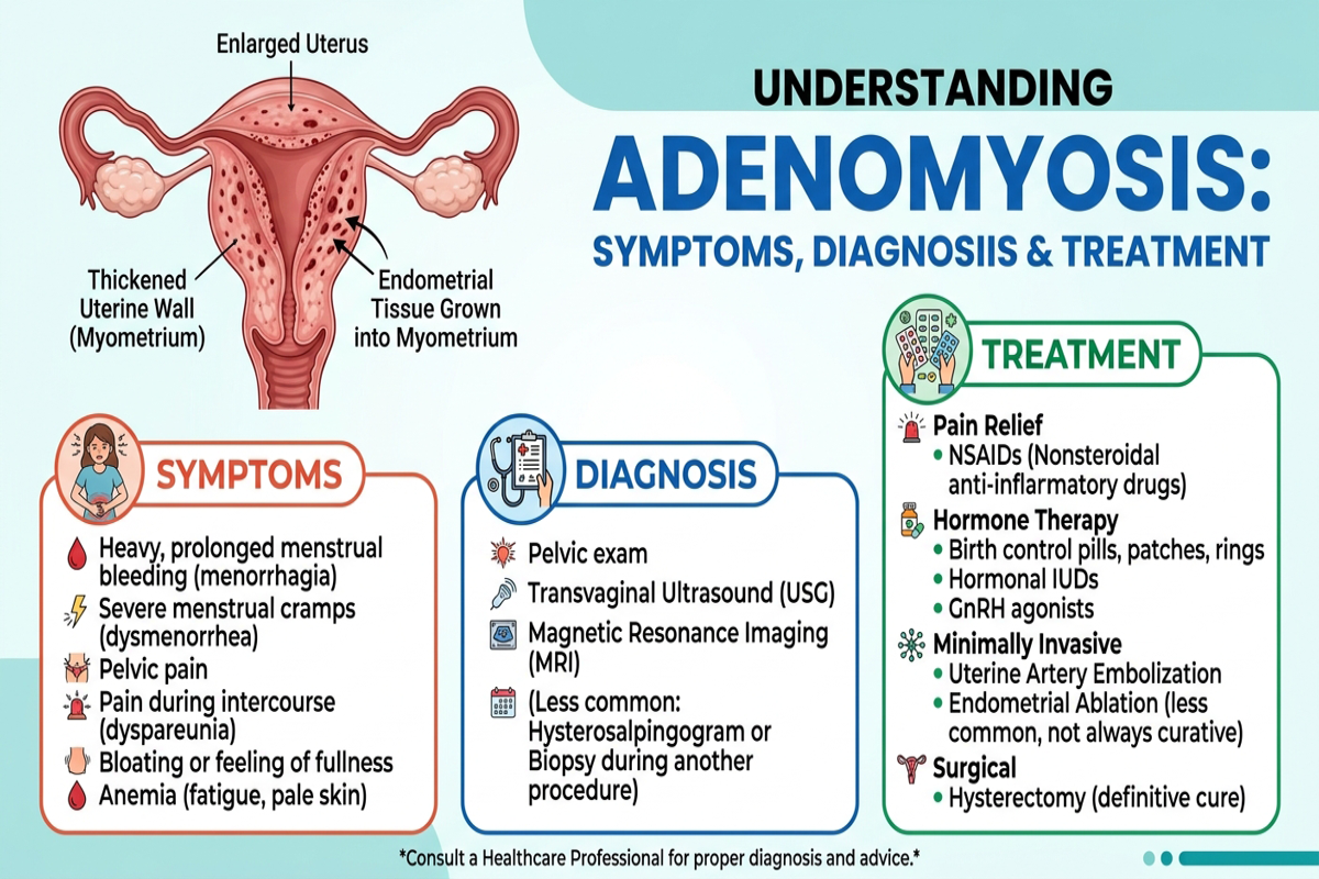 Adenomyosis: Symptoms, Diagnosis & Treatment
