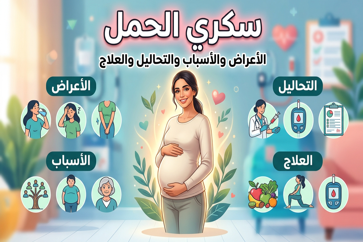 سكري الحمل: الأعراض والأسباب والتحاليل والعلاج