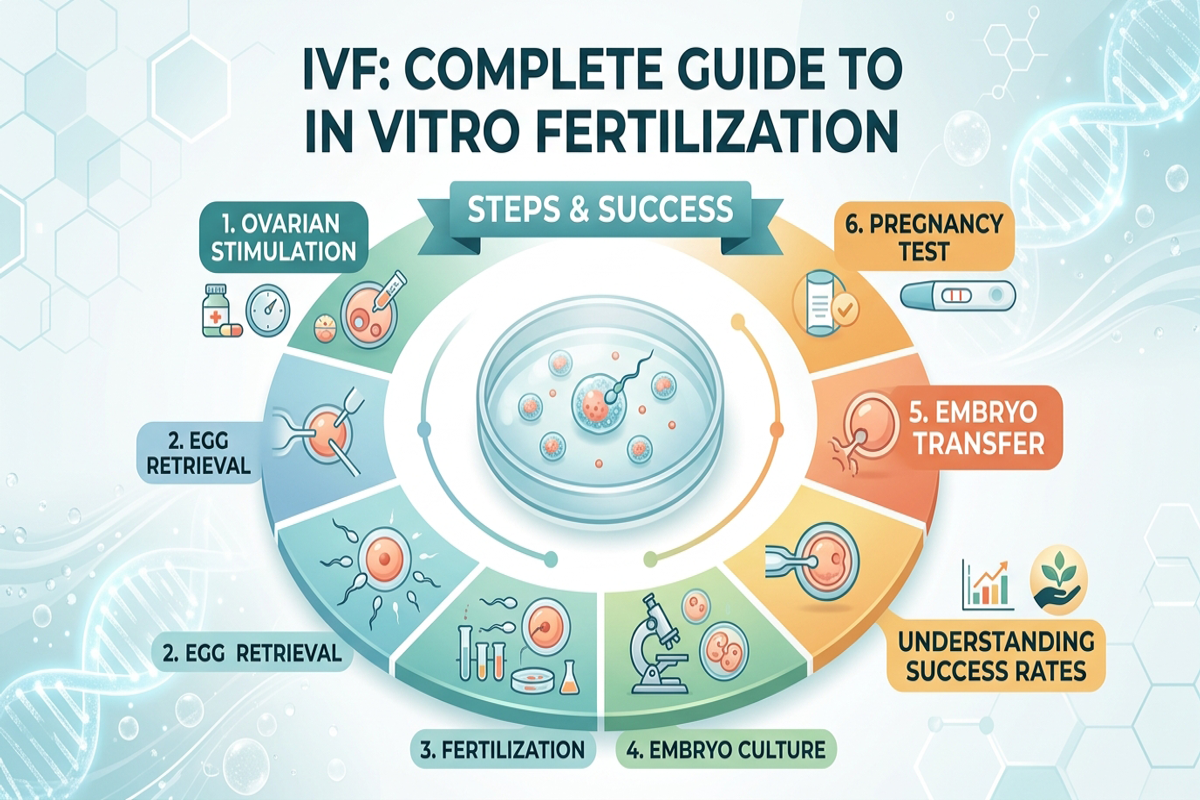 IVF: Complete Guide to In Vitro Fertilization, Steps & Success