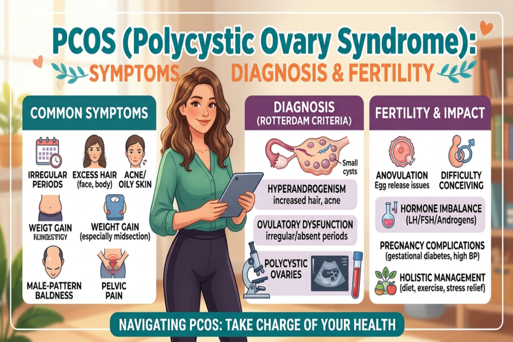 PCOS (Polycystic Ovary Syndrome): Symptoms, Diagnosis & Fertility